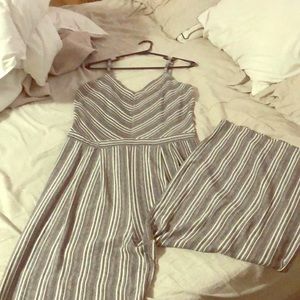 Flare bottom romper